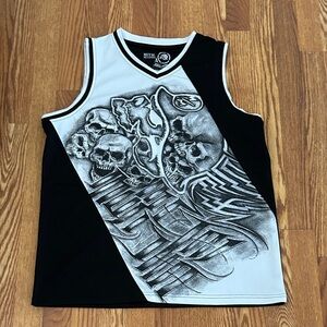 Metal Mulisha Black and White Tank Top